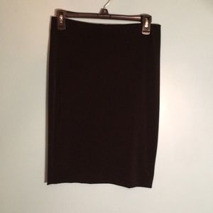 Black pencil skirt